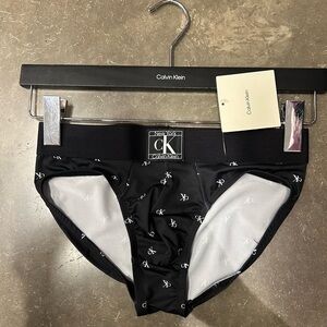 Calvin Klein | Brushed Microfiber Stretch Hip in black cK logo new